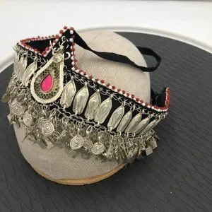 Accessories | Afghan Ethnic Headpiece With Pink Glass  display picture 2
